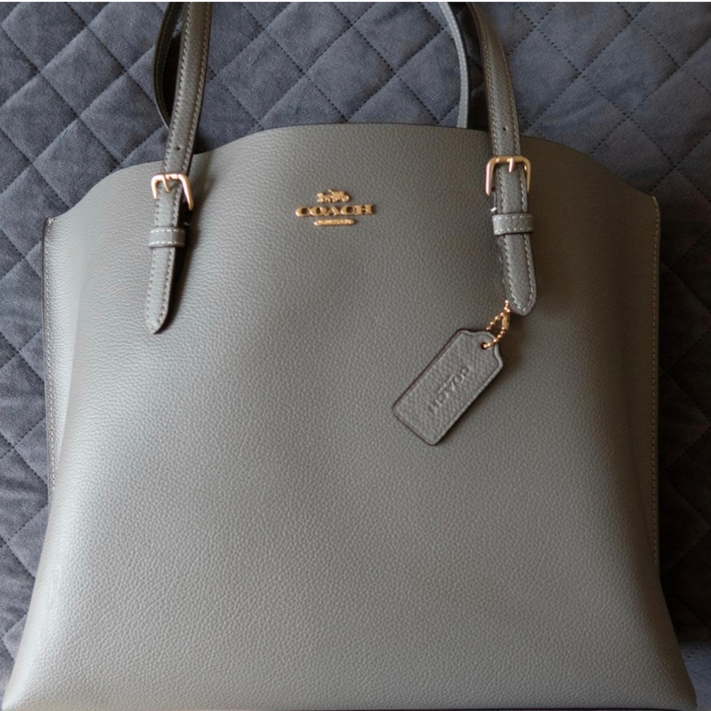 Brand New Coach Mollie Tote! Can hold a water bottle, laptop, ipad, +tiny items.